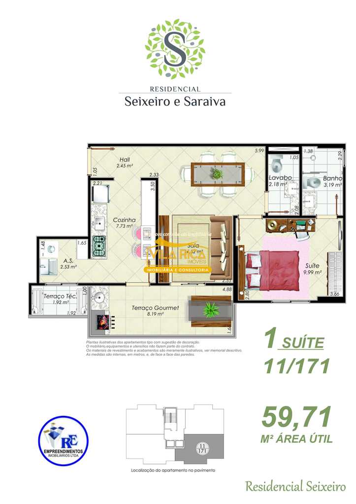 Apartamento em Praia Grande, no bairro Aviação