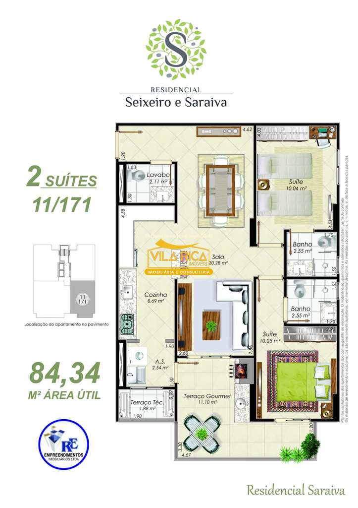 Apartamento em Praia Grande, no bairro Aviação
