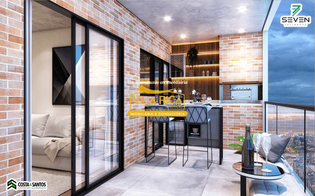 Apartamento em Praia Grande, no bairro Boqueirão