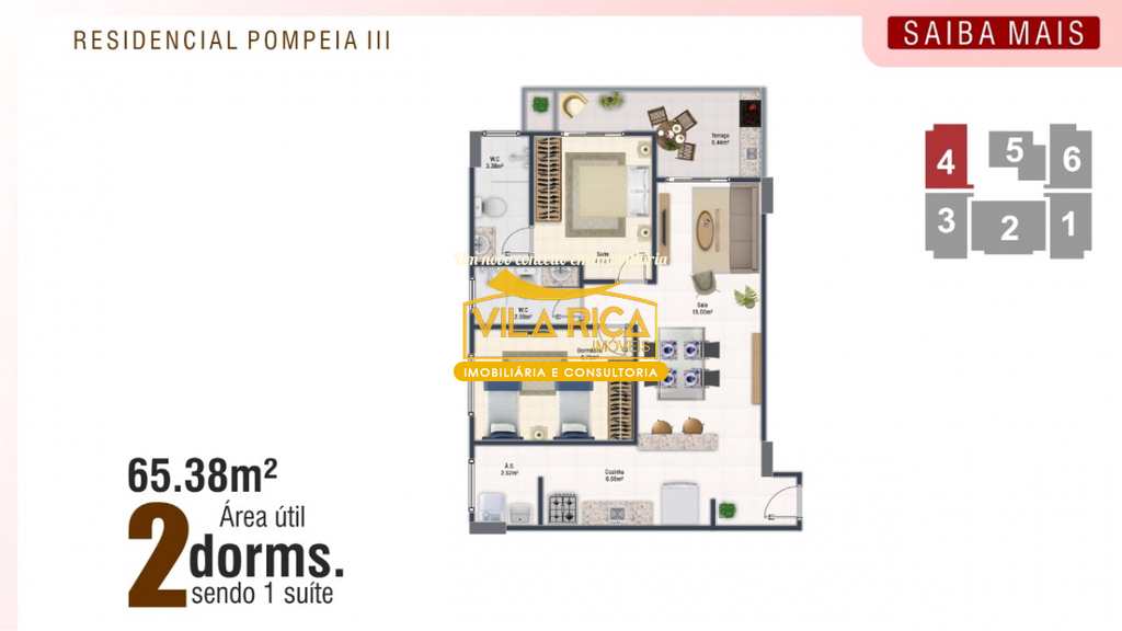 Apartamento em Praia Grande, no bairro Ocian