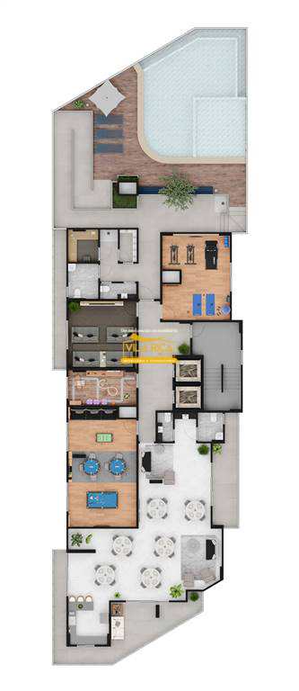 Apartamento em Praia Grande, no bairro Mirim