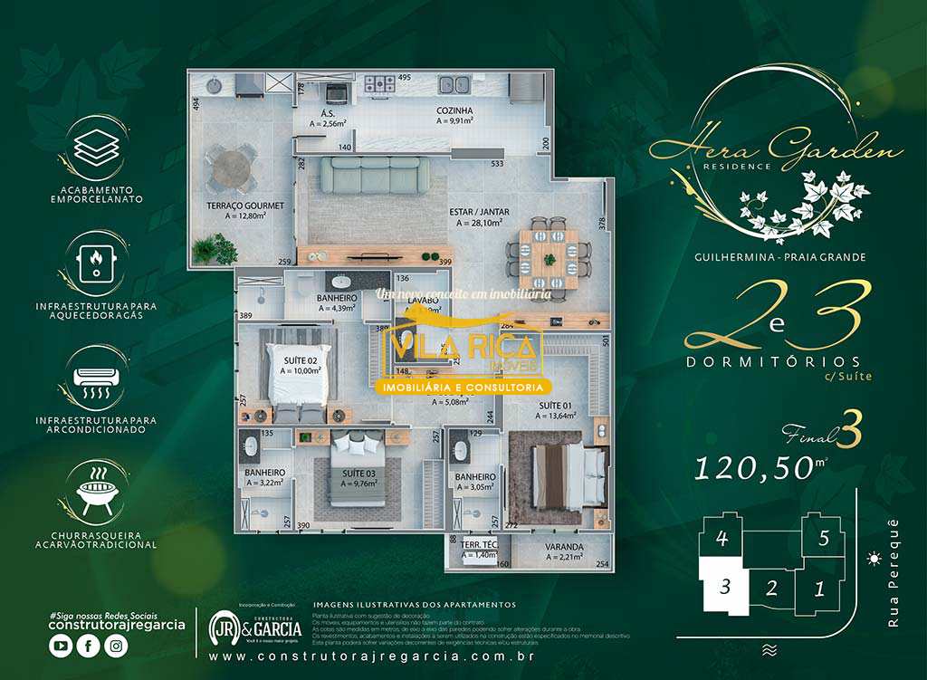 Apartamento em Praia Grande, no bairro Guilhermina