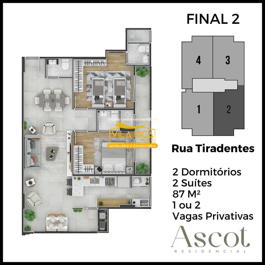 Apartamento em Praia Grande, no bairro Canto do Forte