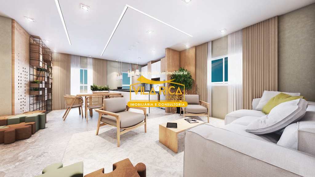 Apartamento em Praia Grande, no bairro Mirim