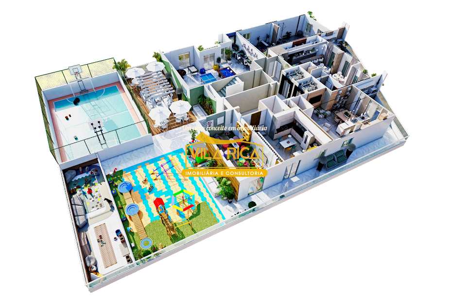 Apartamento em Praia Grande, no bairro Mirim