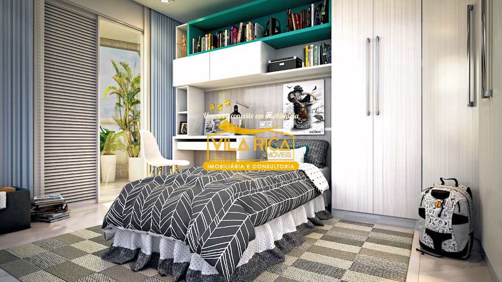 Apartamento em Praia Grande, no bairro Mirim