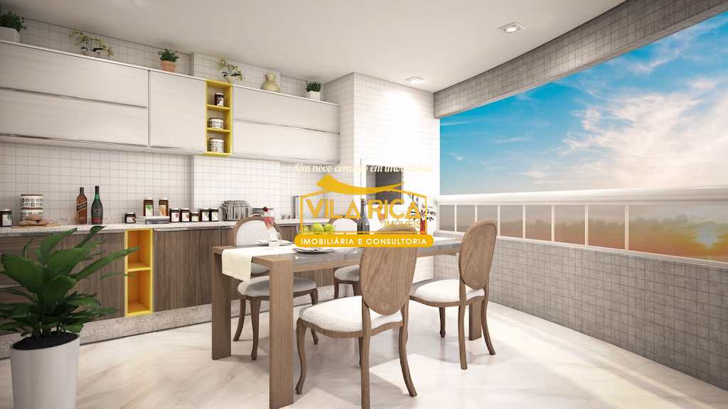 Apartamento em Praia Grande, no bairro Mirim