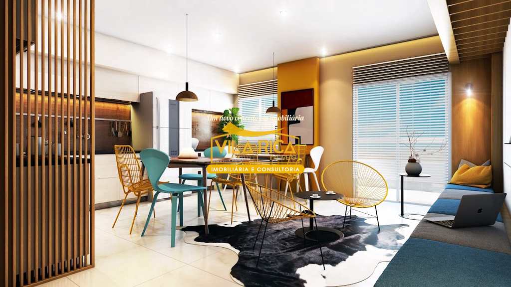 Apartamento em Praia Grande, no bairro Mirim