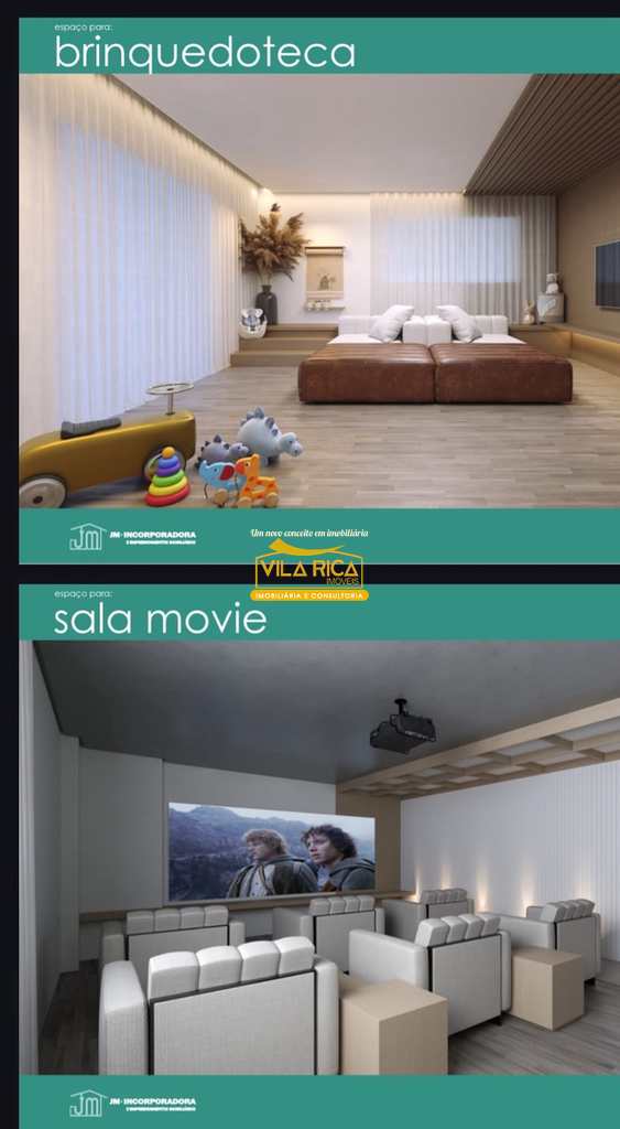 Apartamento em Praia Grande, no bairro Caiçara