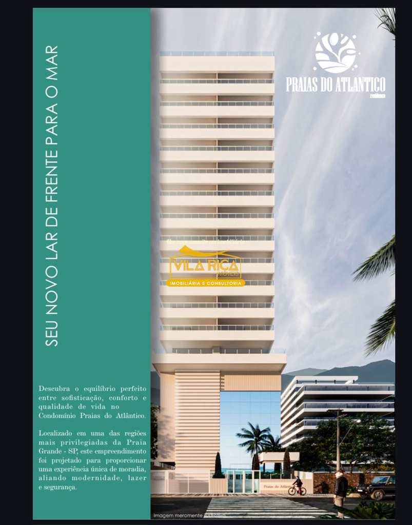 Apartamento em Praia Grande, no bairro Caiçara