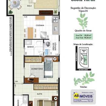Apartamento em São Vicente, bairro Jardim Independência