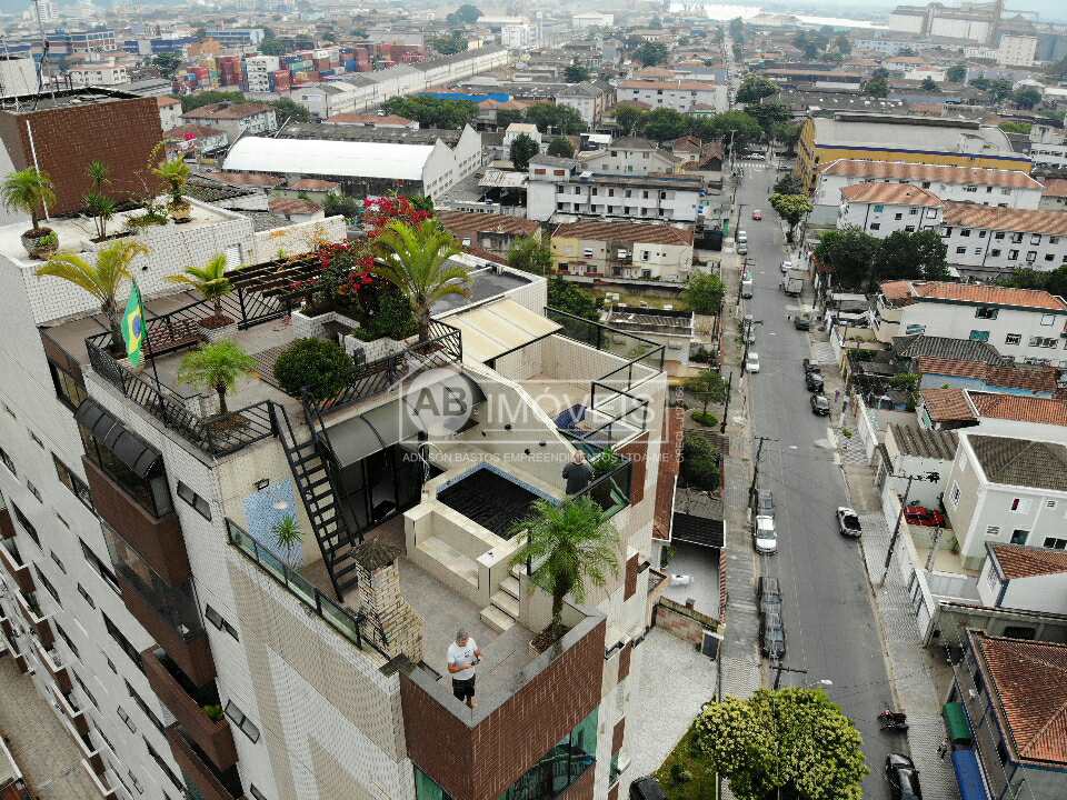 Cobertura em Santos, no bairro Macuco