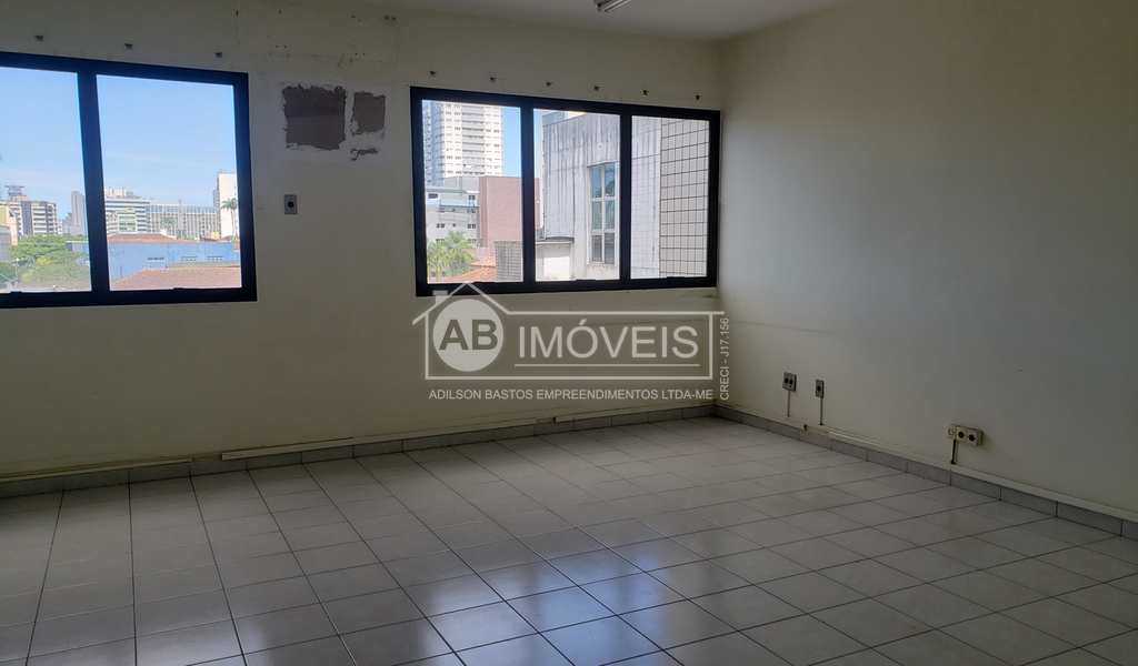 Sala Comercial em Santos, bairro Vila Mathias