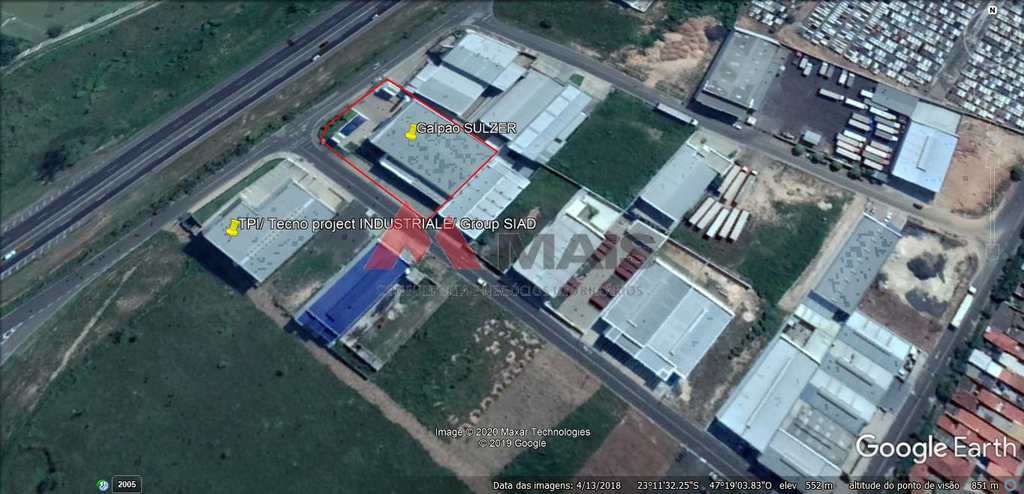 Galpão Industrial em Salto, no bairro Distrito Industrial dos Bandeirantes