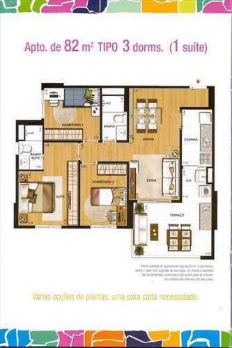 Apartamento, código 904 em São Paulo, bairro Vila Sônia