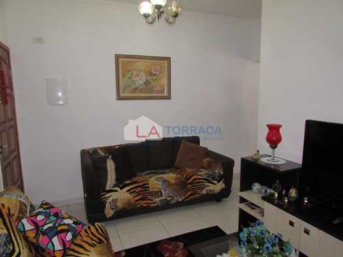 Sobrado de Condomínio, código 12133 em Praia Grande, bairro Antártica