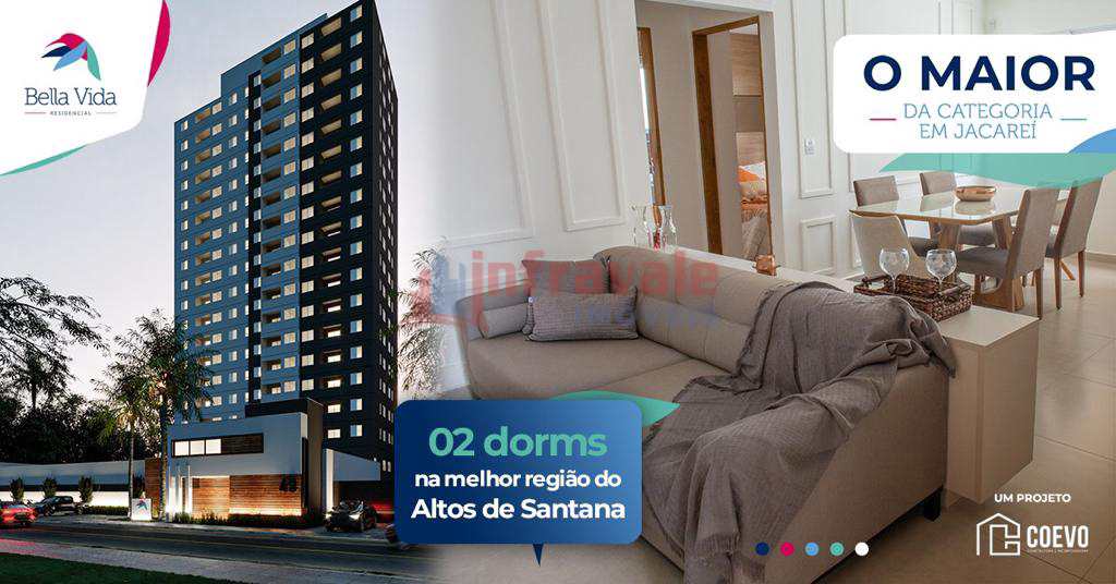 Empreendimento em Jacareí, no bairro Jardim Altos de Santana I
