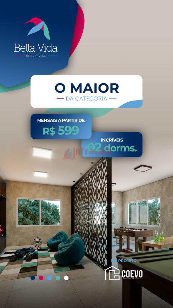 Empreendimento em Jacareí, no bairro Jardim Altos de Santana I