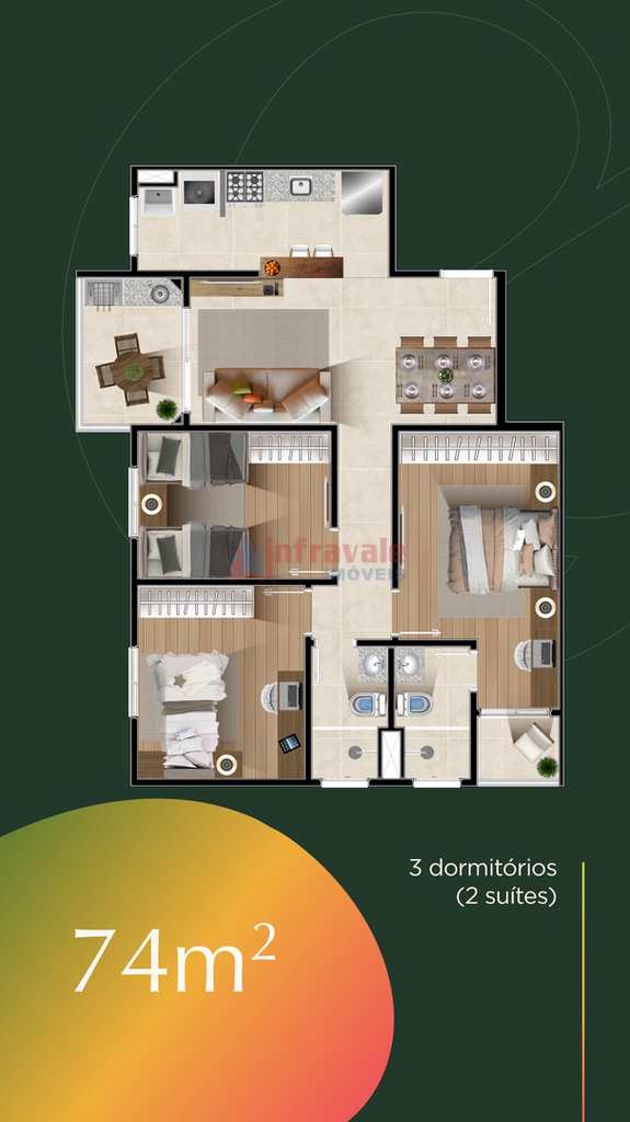 Empreendimento em Jacareí, no bairro Centro