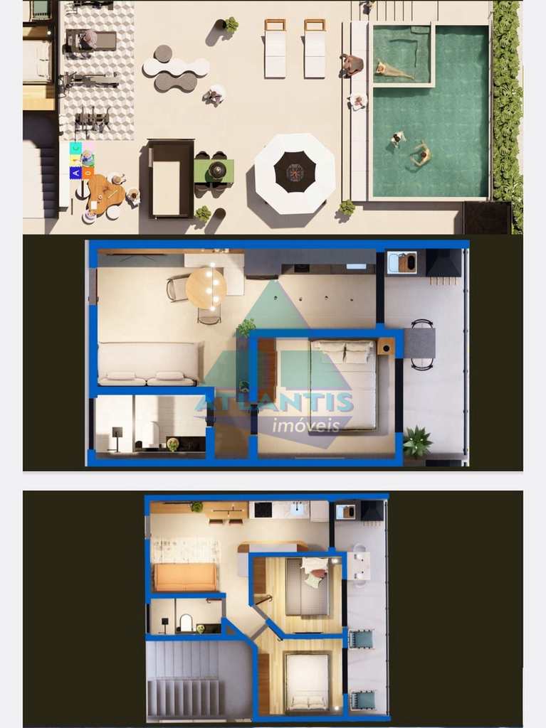 Apartamento em Ubatuba, no bairro Praia da Maranduba