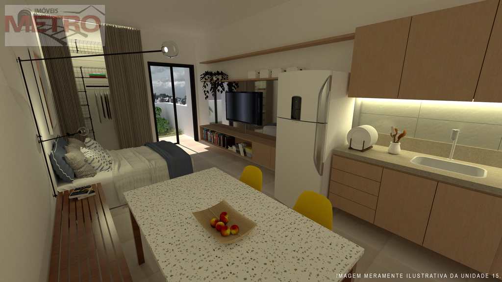 Studio em São Paulo, no bairro Jardim Marajoara