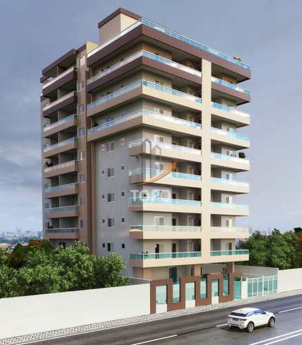 Apartamento, código 5077 em Praia Grande, bairro Mirim