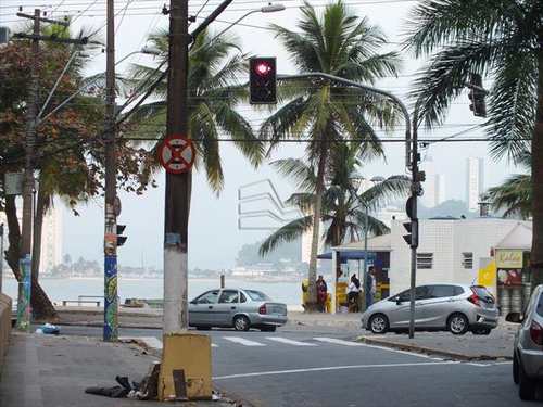 Apartamento, código 741 em São Vicente, bairro Centro