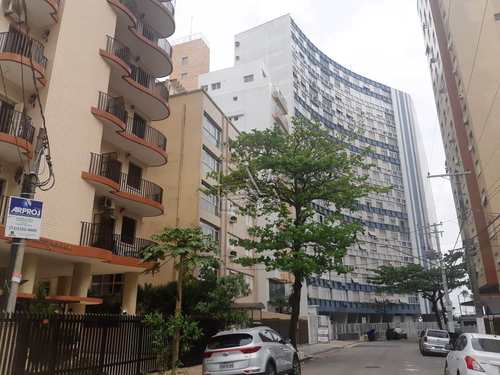 Sala Living, código 1308 em Santos, bairro Ponta da Praia