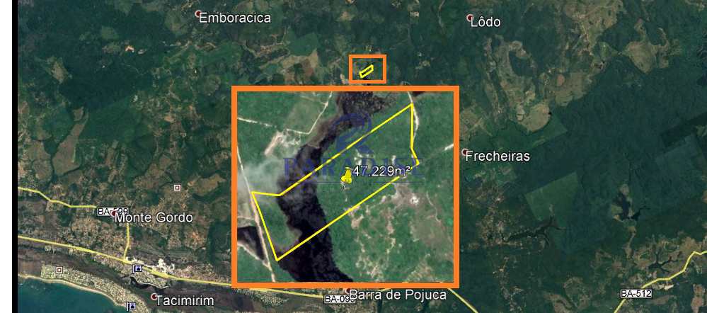 Área em Camaçari, no bairro Barra do Pojuca