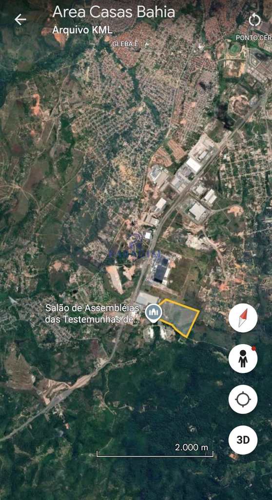 Área em Camaçari, no bairro Centro