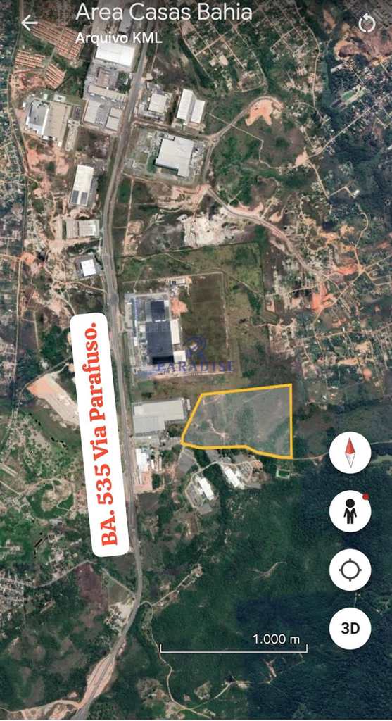 Área em Camaçari, no bairro Centro