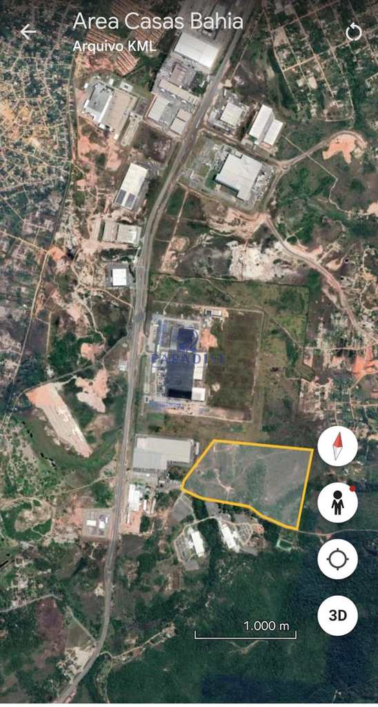 Área em Camaçari, no bairro Centro