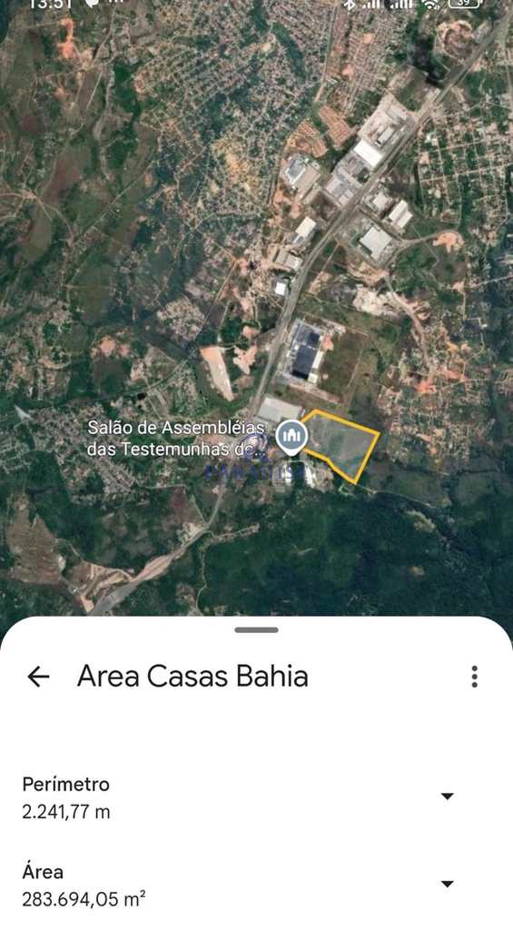 Área em Camaçari, no bairro Centro