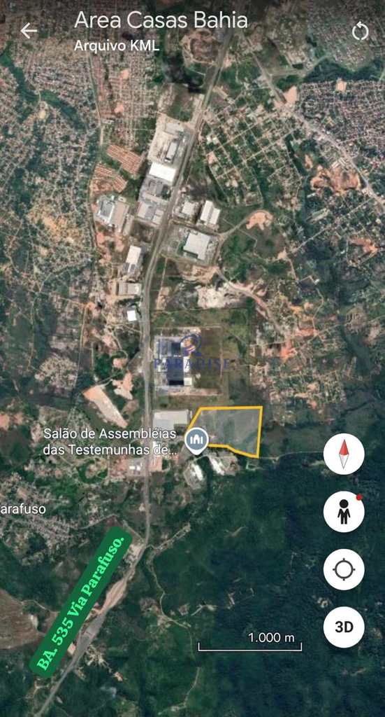 Área em Camaçari, no bairro Centro