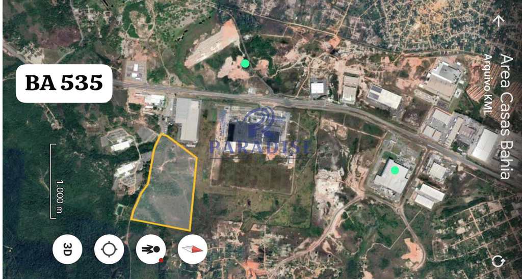 Área em Camaçari, no bairro Centro