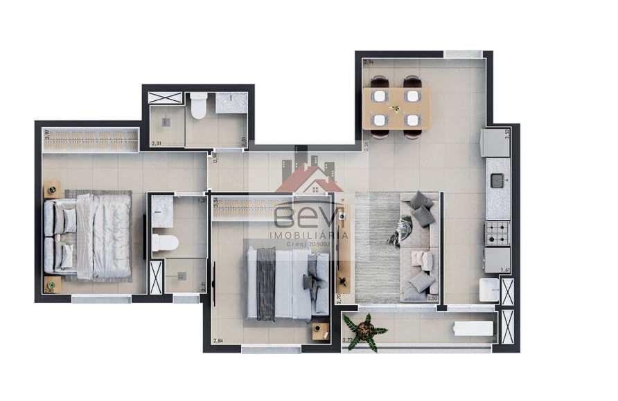 Apartamento em Piracicaba, no bairro Nova América