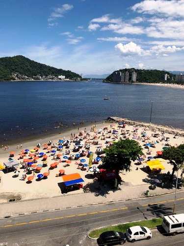 Apartamento, código 3084 em São Vicente, bairro Centro