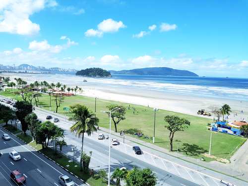 Apartamento, código 3547 em São Vicente, bairro Itararé