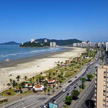 Sala Living em São Vicente, bairro Itararé