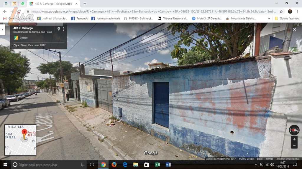Terreno em São Bernardo do Campo, no bairro Paulicéia