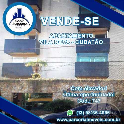 Apartamento, código 747 em Cubatão, bairro Vila Nova