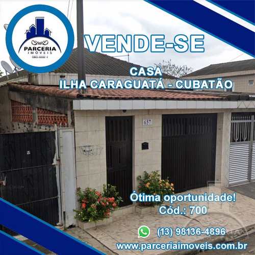 Casa, código 700 em Cubatão, bairro Vila Caraguata