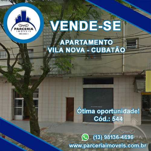 Apartamento, código 544 em Cubatão, bairro Vila Nova