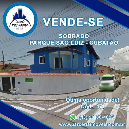 Sobrado, código 471 em Cubatão, bairro Parque São Luis