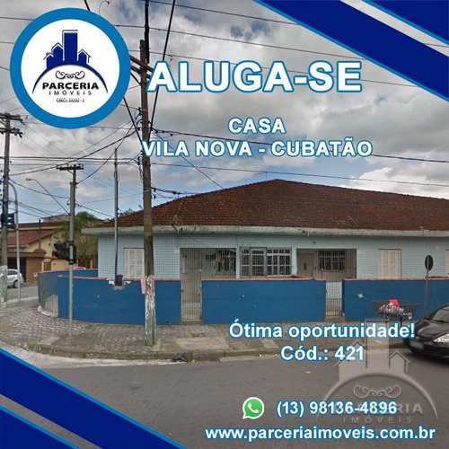 Casa, código 421 em Cubatão, bairro Vila Nova