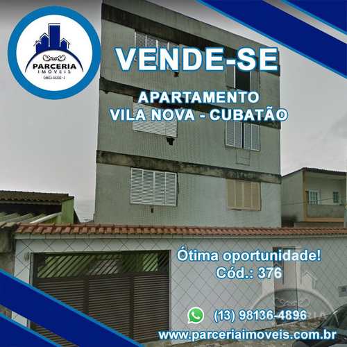 Apartamento, código 376 em Cubatão, bairro Vila Nova