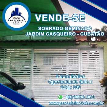 Casa em Cubatão, bairro Jardim Casqueiro