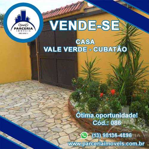 Casa, código 86 em Cubatão, bairro Vale Verde