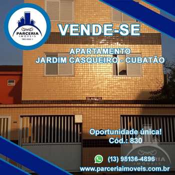 Apartamento em Cubatão, bairro Jardim Casqueiro