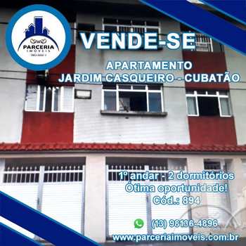 Apartamento em Cubatão, bairro Jardim Casqueiro